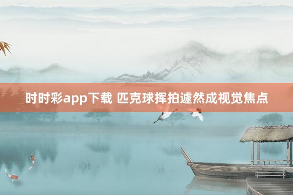 时时彩app下载 匹克球挥拍遽然成视觉焦点